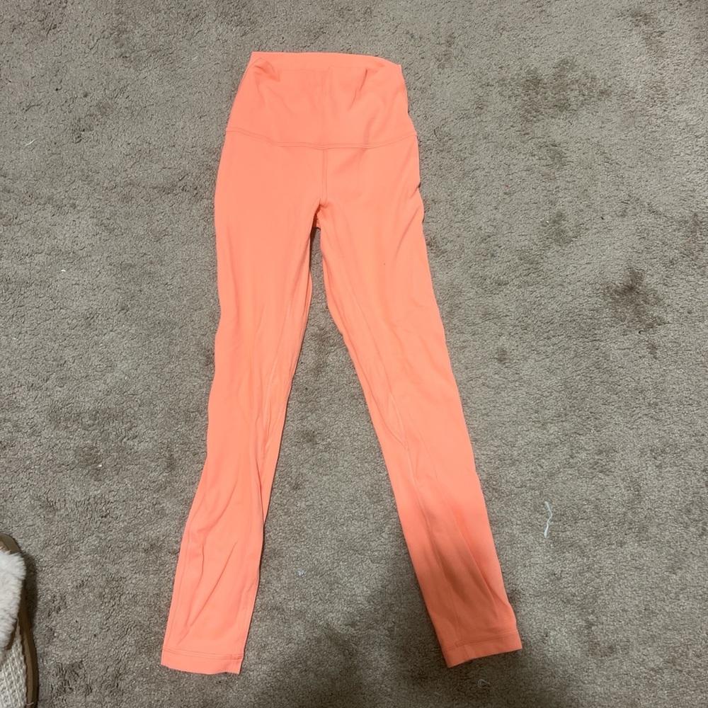 lululemon athletica Orange Leggings